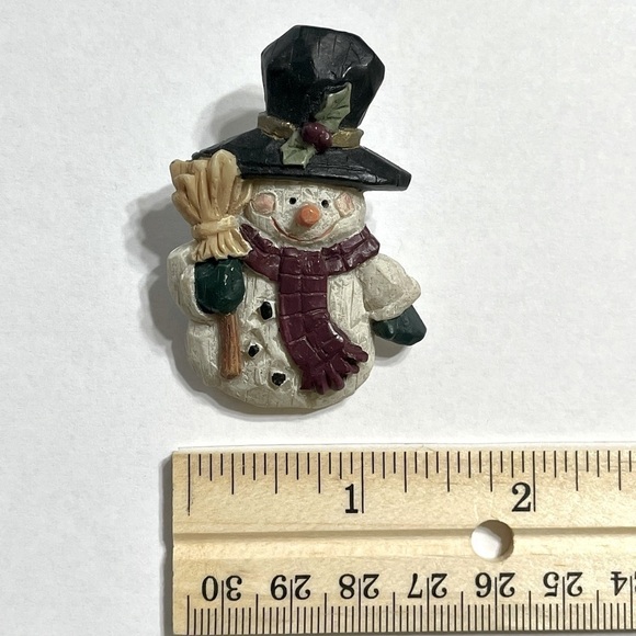 Vintage Snowman Pin - Picture 4 of 6
